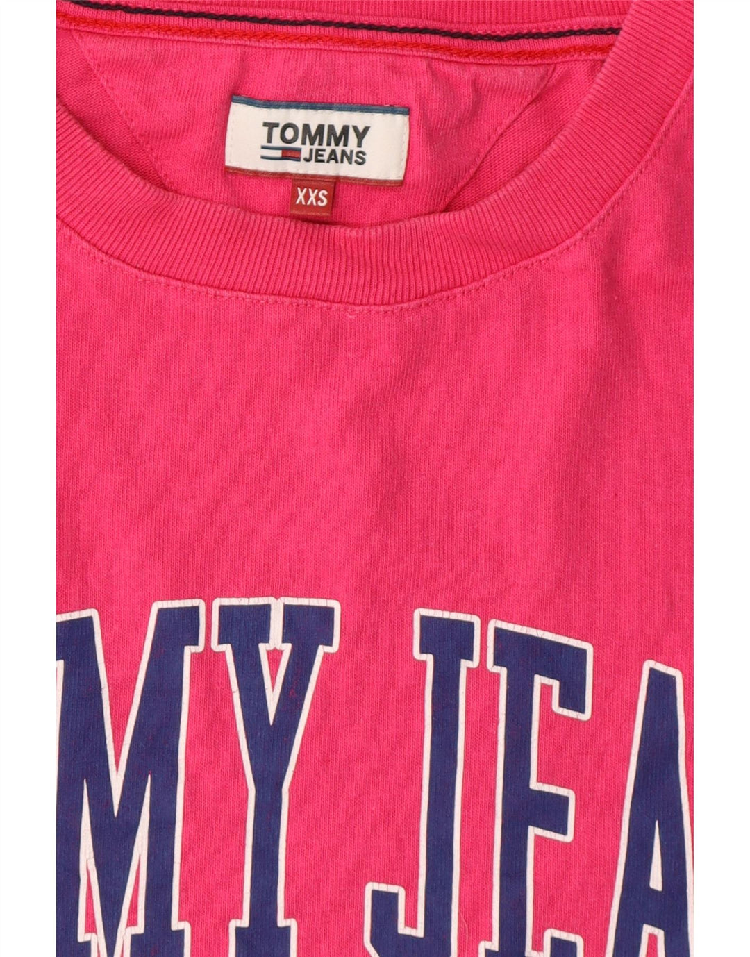 Mens Graphic T-Shirt Top 2XS Vintage Tommy Hilfiger and Second-Hand Tommy Hilfiger from Messina Hembry 