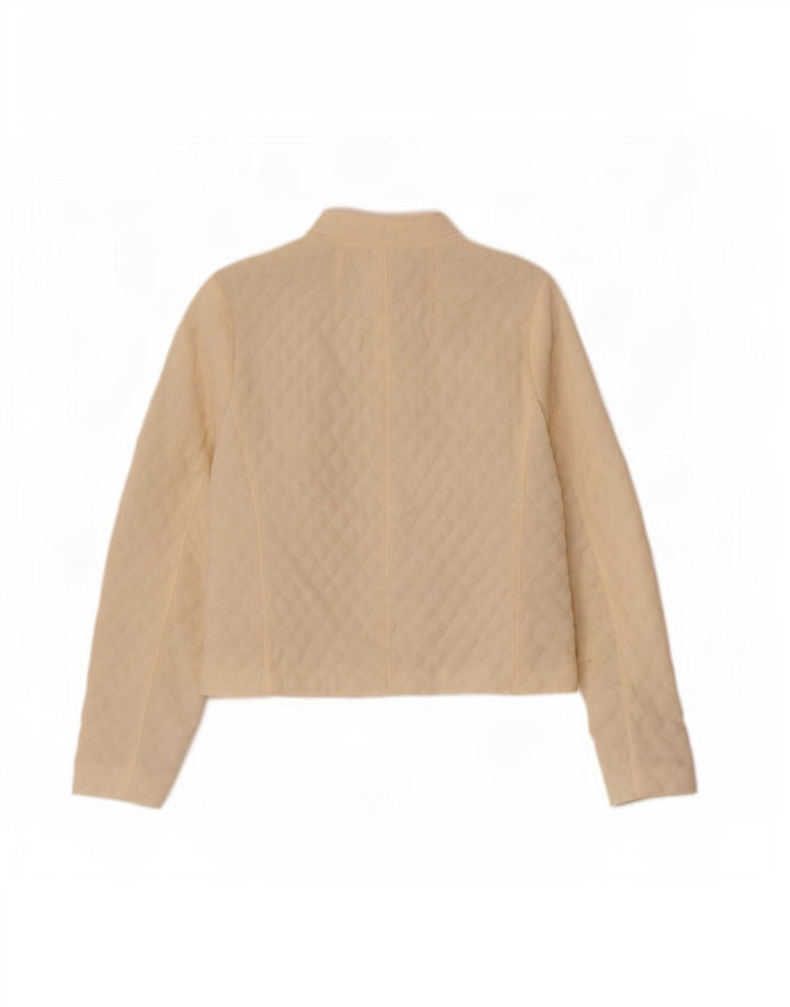 Goldix γυναικείο καπιτονέ μπουφάν UK 8 Small Off White Polyester