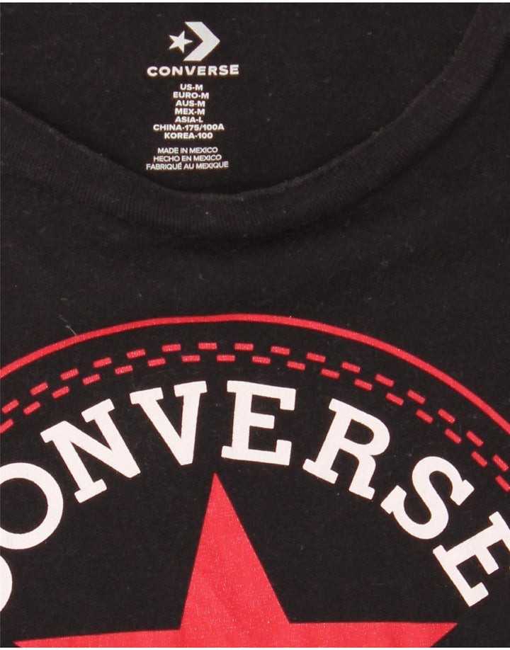 Converse Ανδρικό T-Shirt Chuck Taylor Graphic Top Μεσαίο Μαύρο