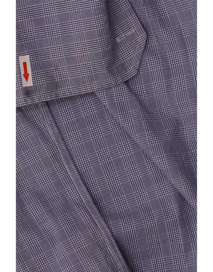 Ανδρικό επίσημο πουκάμισο Tommy Hilfiger, μέγεθος 15 1/2 Medium Blue Houndstooth