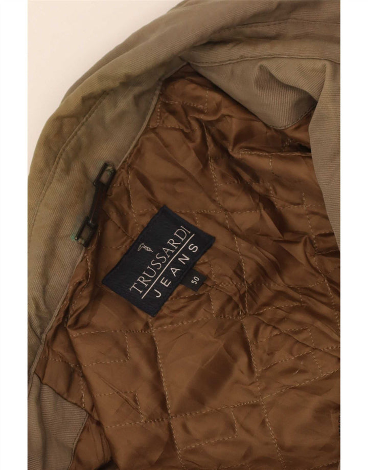 Trussardi Jeans Ανδρική καμπαρντίνα IT 50 Large Khaki