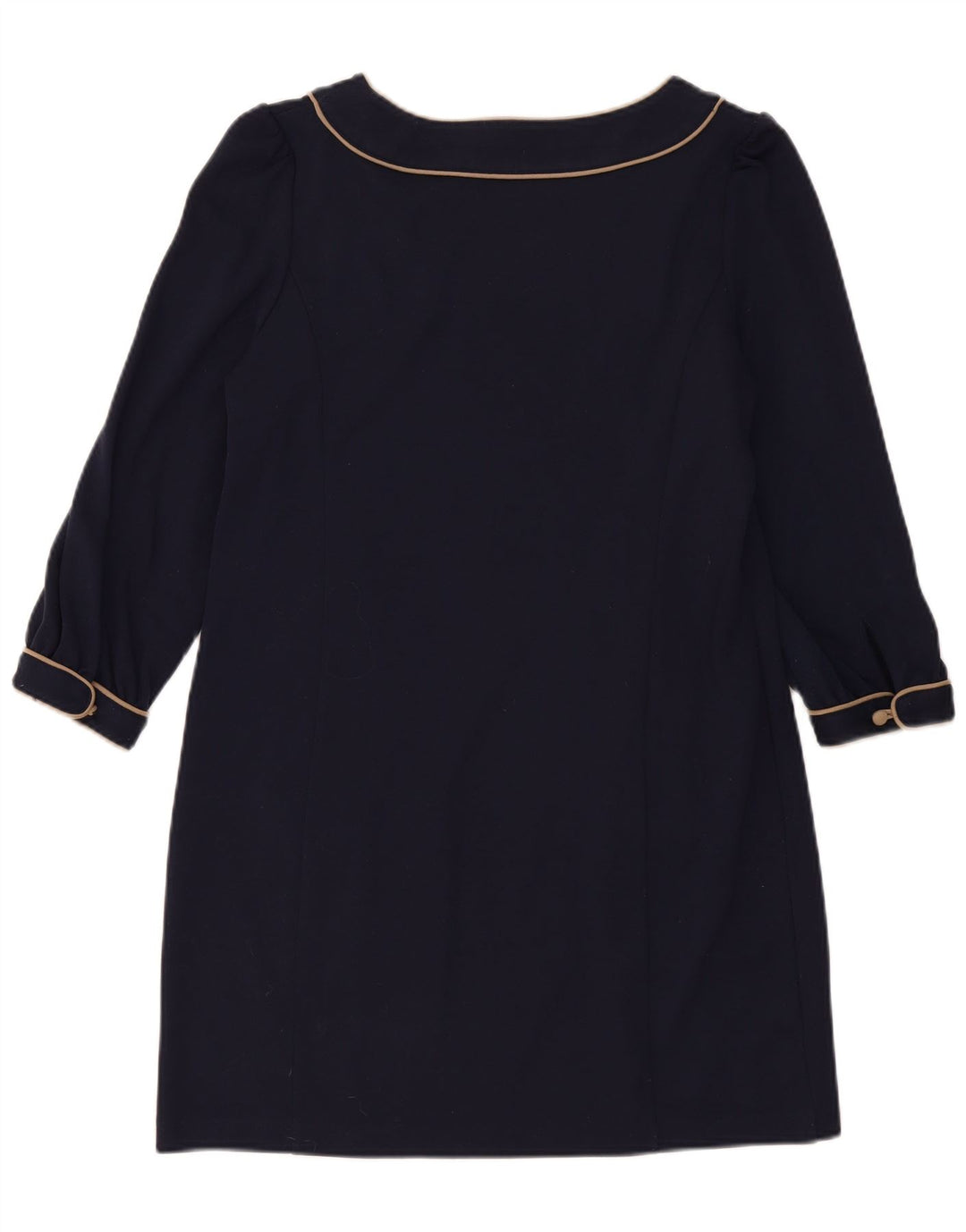 Επόμενο Γυναικείο φόρεμα 3/4 Sleeve Shift UK 14 Large Navy Blue Polyester