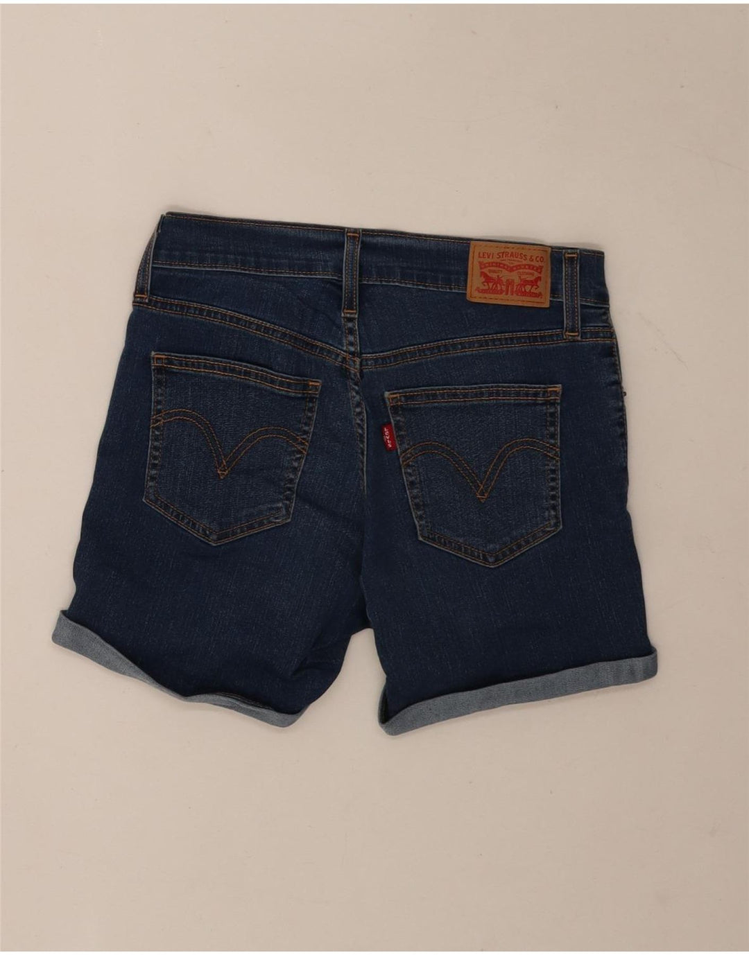 Γυναικείο τζιν σορτς Levi's W26 Μικρό Navy Blue από βαμβάκι