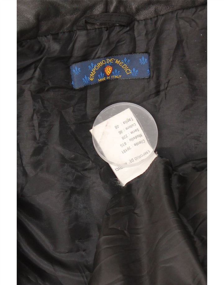 Vintage Γυναικείο Αντιανεμικό Μπουφάν IT 48 XL Μαύρο Πολυεστέρας