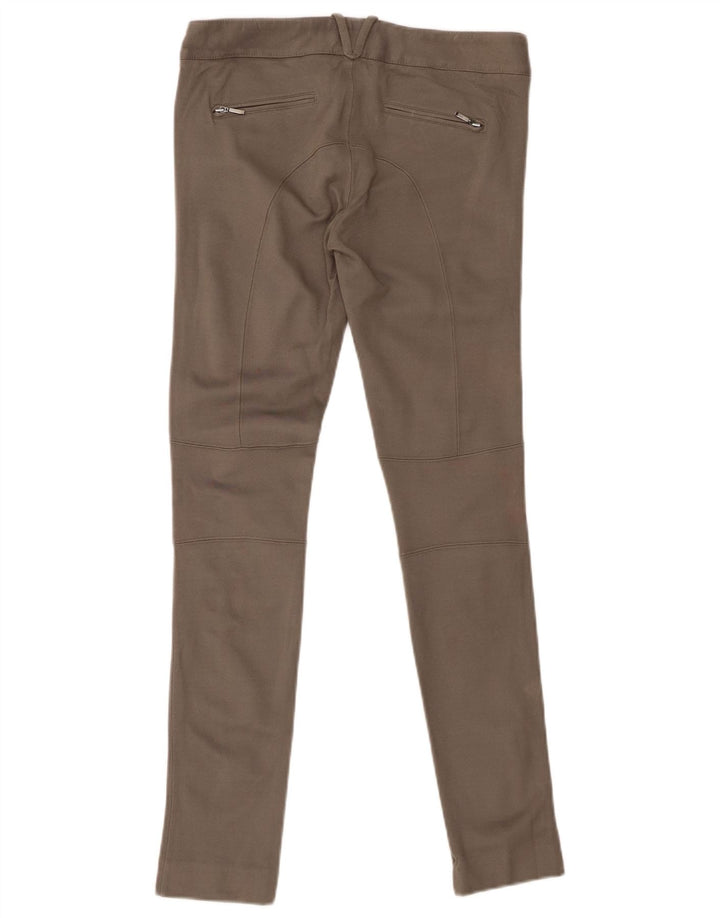 MASSIMO DUTTI Γυναικείο Skinny Casual Παντελόνι EU 36 XS W26 L29 Khaki Modal