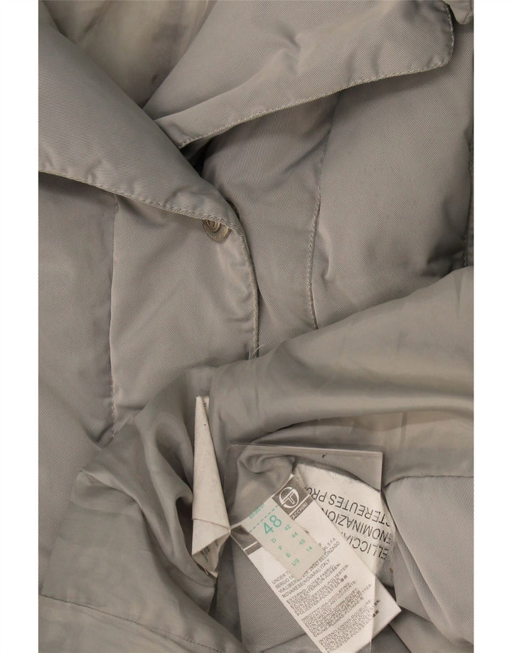 Sergio Tacchini Γυναικείο παλτό με κουκούλα IT 48 XL Γκρι πολυεστέρας