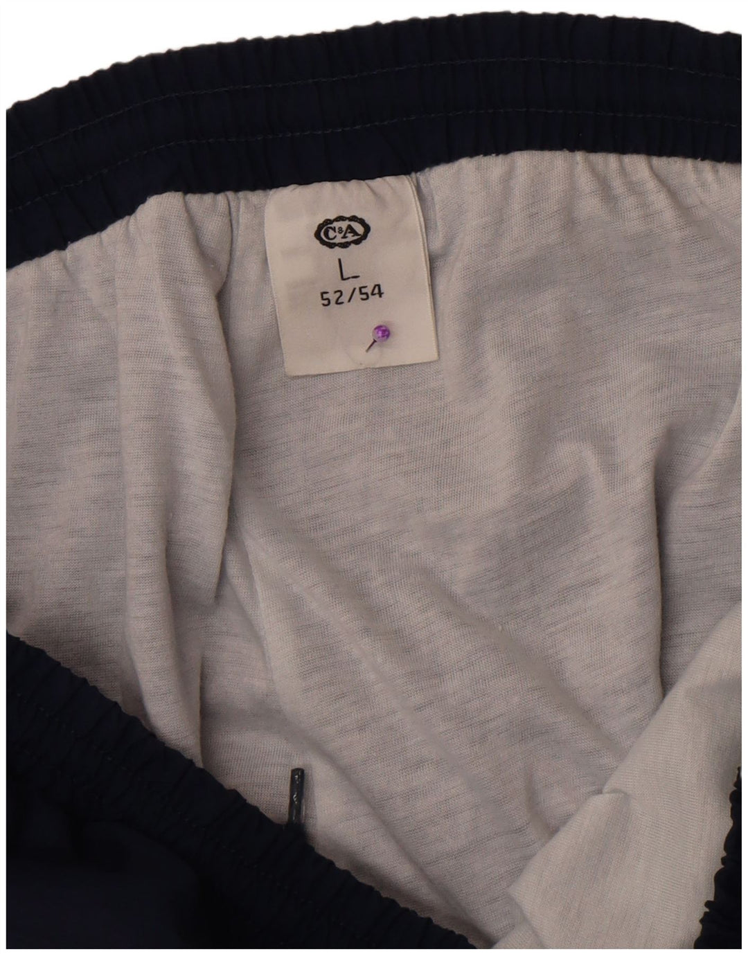 Ανδρική φόρμα C&A Παντελόνι Joggers Μεγάλο Navy Blue Colorblock Πολυαμίδιο