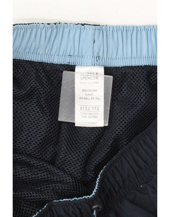 Ανδρικό σορτς κολύμβησης Marks & Spencer με μεσαίο μπλε ναυτικό χρώμα
