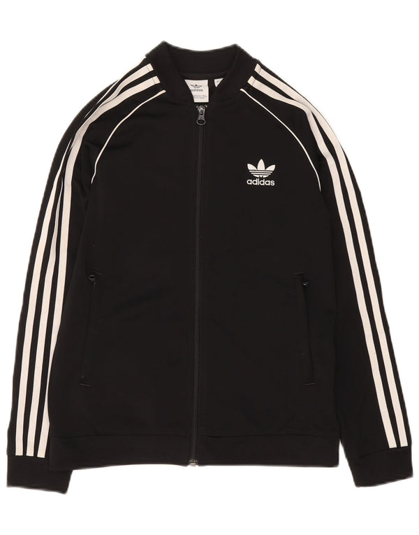 Κορίτσια αθλητική φόρμα Adidas Top Jacket 11-12 ετών Μαύρο Πολυεστέρα