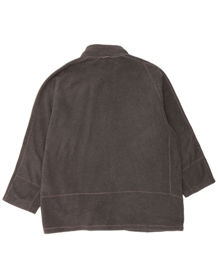 The North Face Mens Liner Fleece Jacket UK 44 2XL Grey Polyester