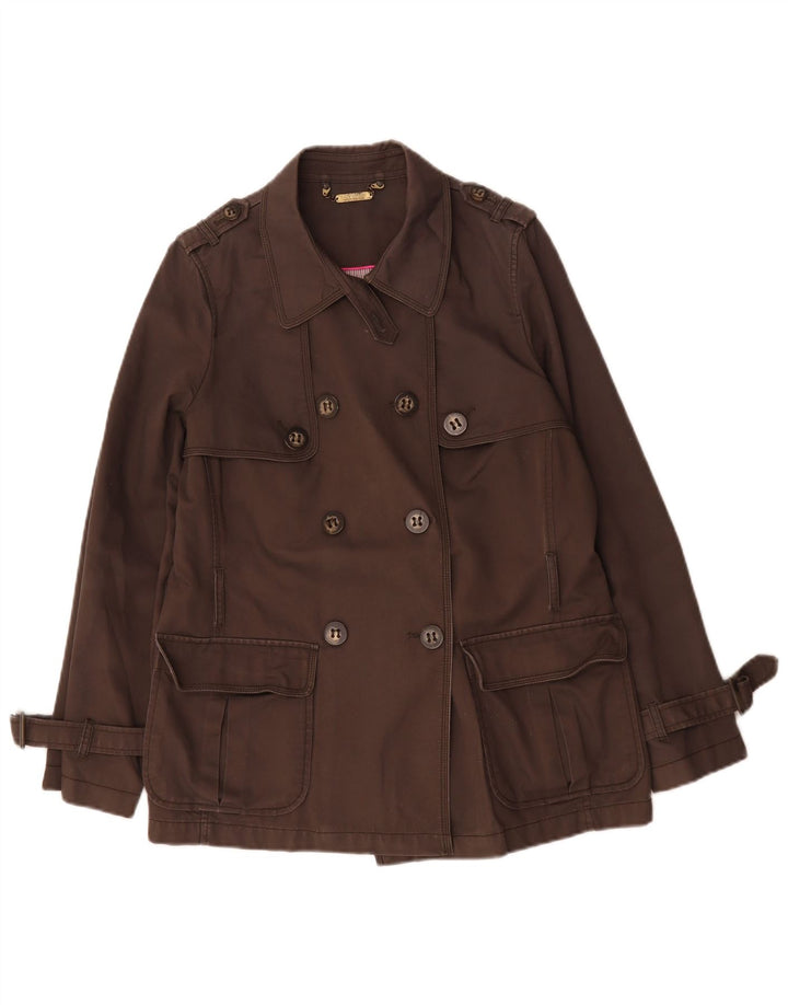 Marks & Spencer Γυναικεία καμπαρντίνα Autograph UK 14 Βαμβακερό μεσαίο καφέ