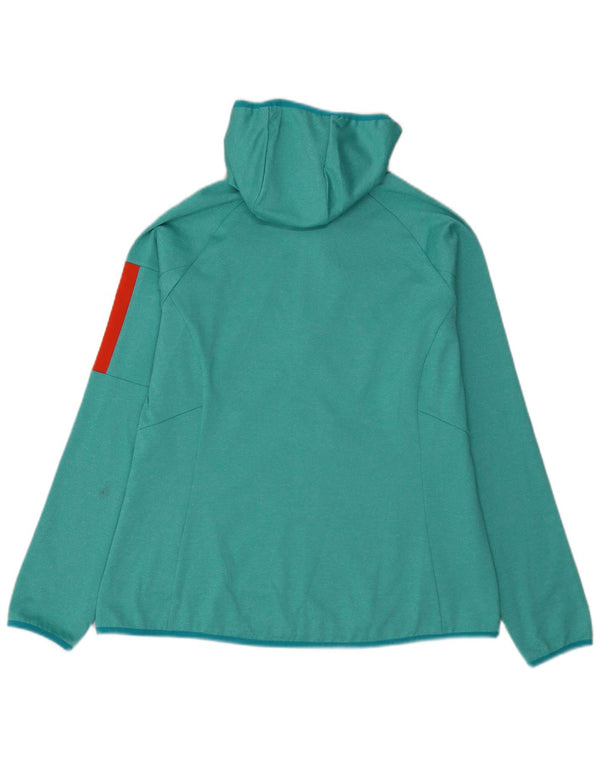 Jack Wolfskin Γυναικεία αθλητική φόρμα Top Jacket UK 14 Large Green Colourblock
