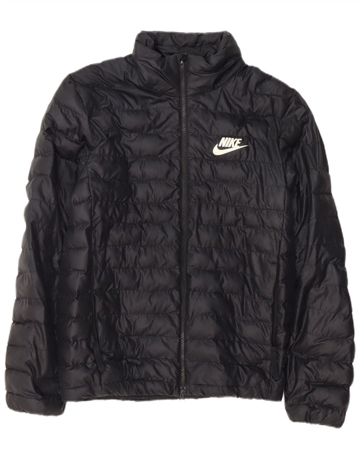Ανδρικό μπουφάν Nike με επένδυση UK 36 Μικρό μαύρο πολυεστέρα