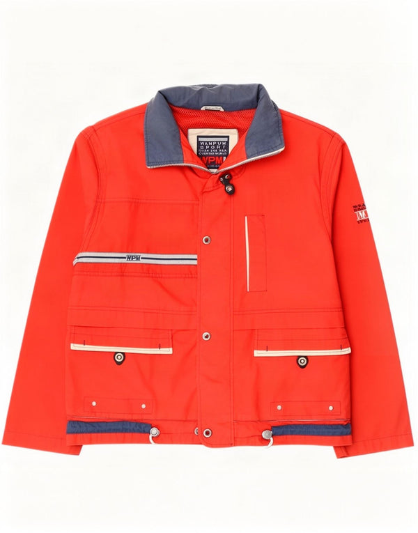 Wampum Ανδρικό κουκούλα Utility Jacket UK 42 XL Red Nylon