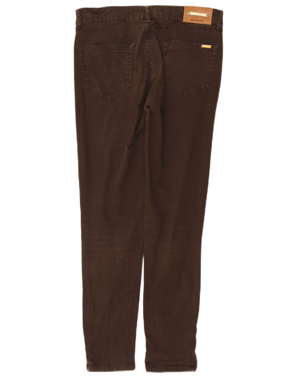 Zara Ανδρικό Slim Jeans EU 40 Medium W30 L28 Καφέ Βαμβακερό