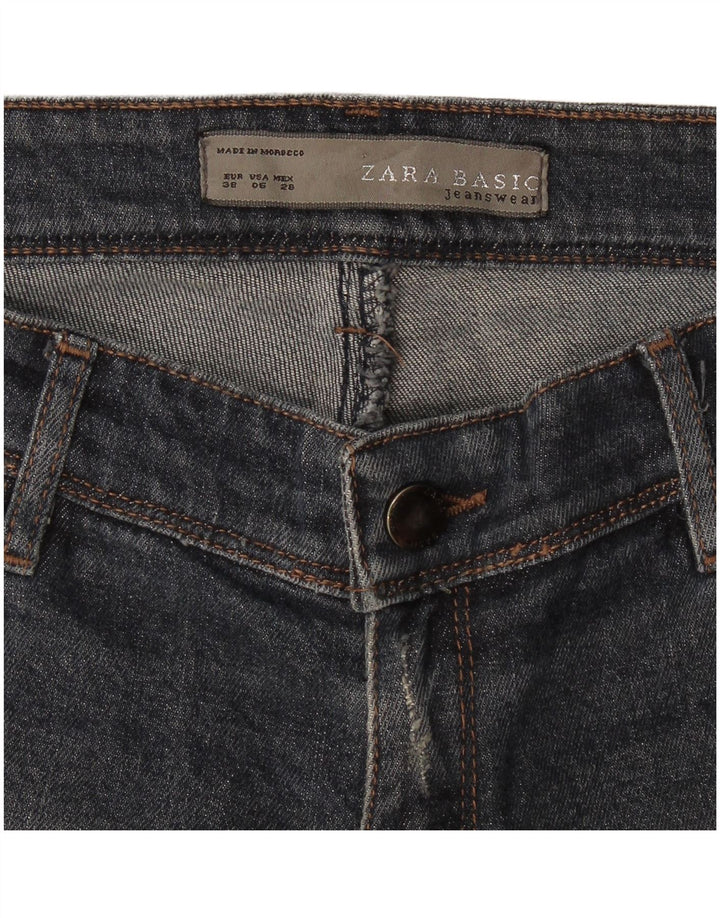 Zara Γυναικείο τζιν EU 38 Small W28 L31 Navy Blue