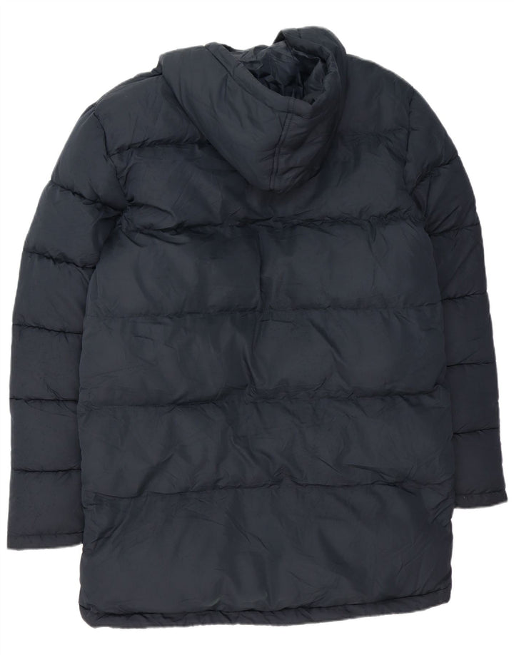 ΓΑΛΛΙΚΗ ΣΥΝΔΕΣΗ Ανδρικό παλτό με κουκούλα με φαρδιά επένδυση UK 36 Small Navy Blue