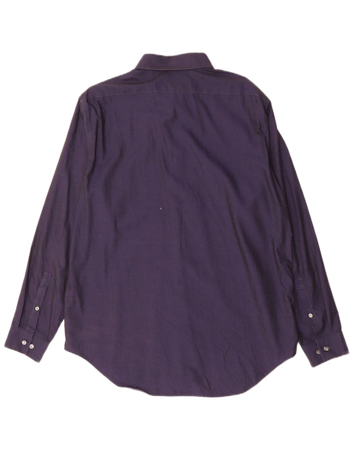 CALVIN KLEIN JEANS Ανδρικό πουκάμισο Slim Fit Μέγεθος 17 XL Navy Blue βαμβακερό