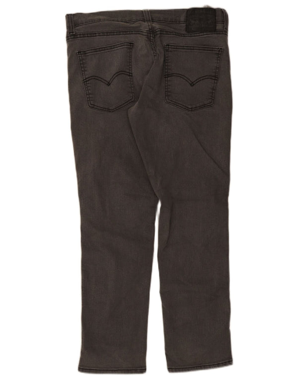 Levi's Mens 511 Slim Jeans W34 L30 Γκρι βαμβακερό