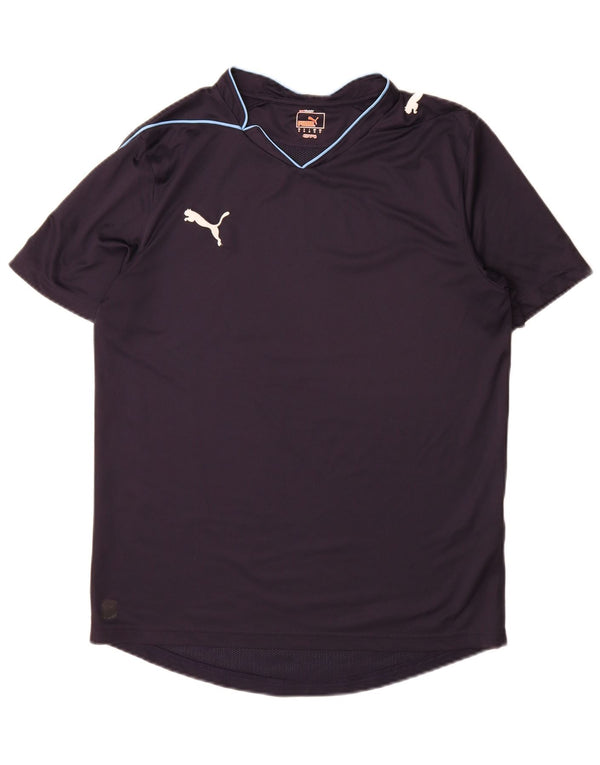Ανδρικό T-Shirt Puma Τοπ μεσαίου μπλε ναυτικού πολυεστέρα