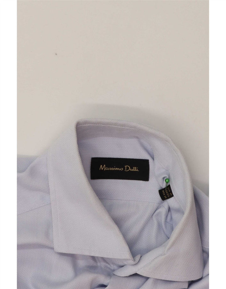 Ανδρικό πουκάμισο Massimo Dutti EU 39 Medium Blue