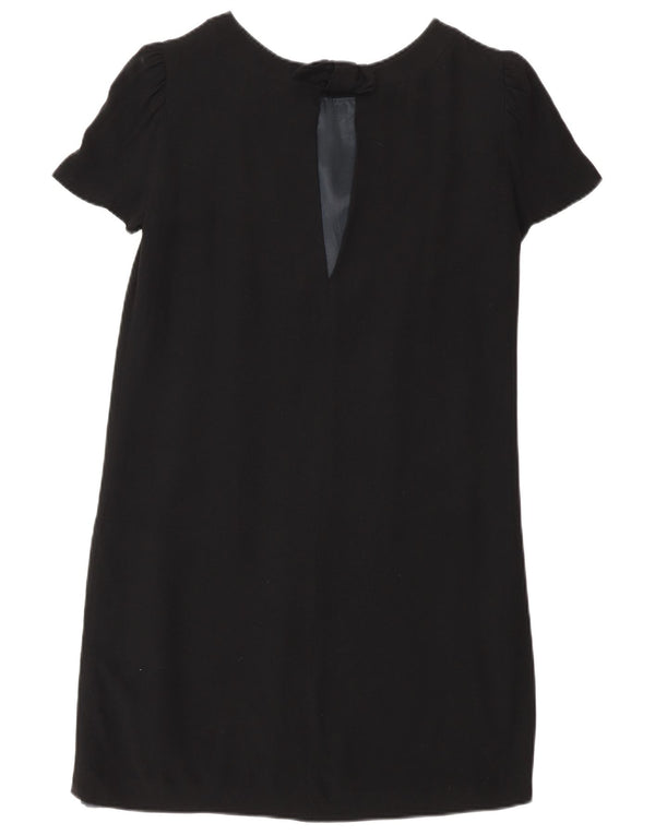 Massimo Dutti Γυναικείο φόρεμα Shift EU 40 Medium Black Viscose