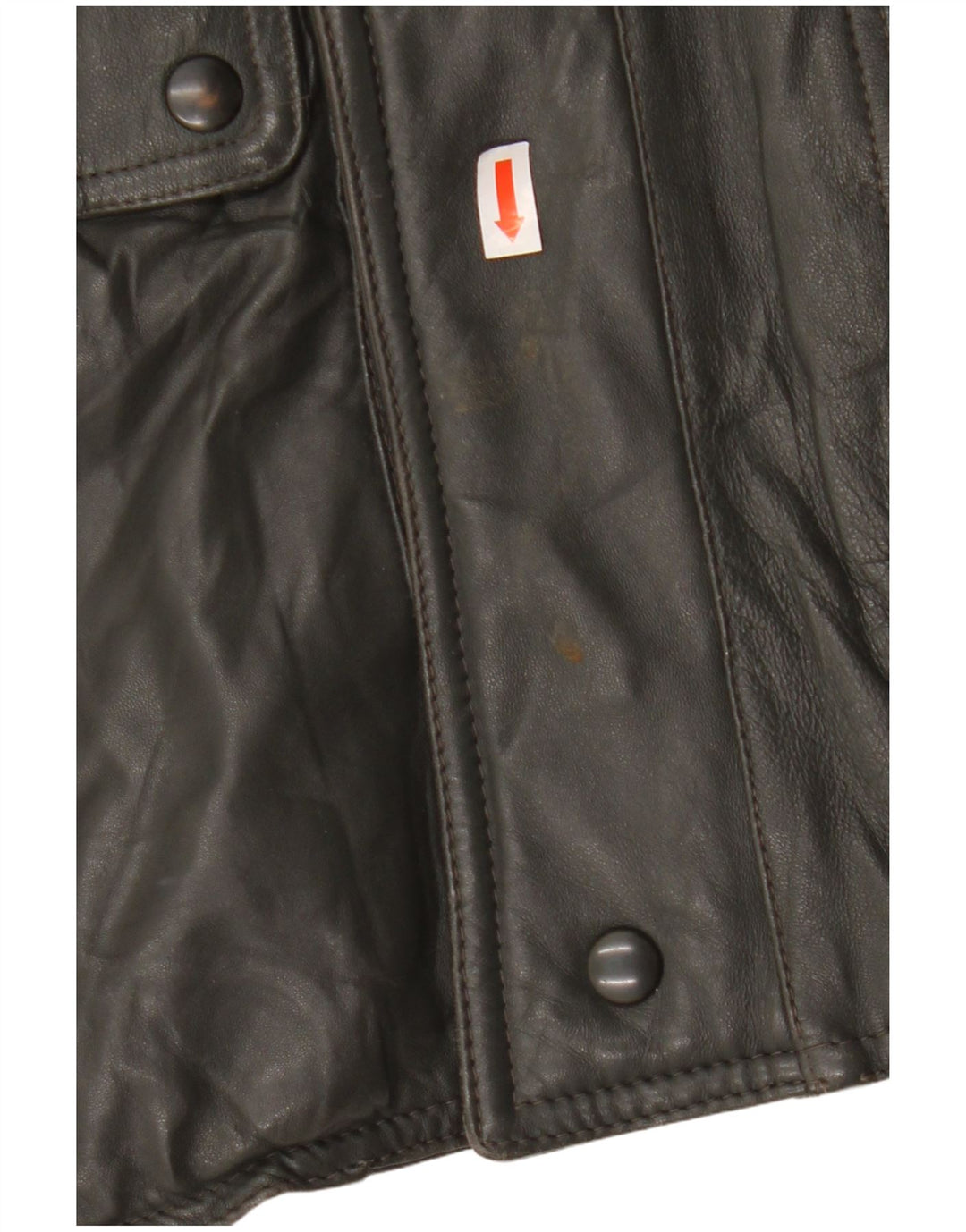 Vintage Ανδρικό Στρατιωτικό Δερμάτινο Μπουφάν UK 38 Medium Grey