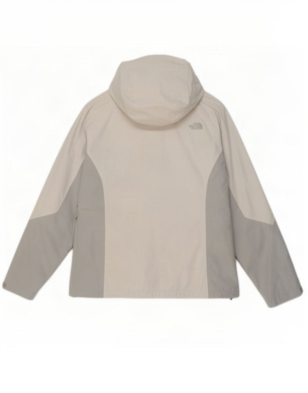 Το γυναικείο τζάκετ North Face Windbreaker UK 16 Large White Colourblock