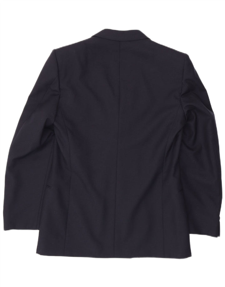 Ανδρικό μπουφάν σακάκι με διπλό στήθος FACIS IT 52 XL Μπλε παρθένο μαλλί