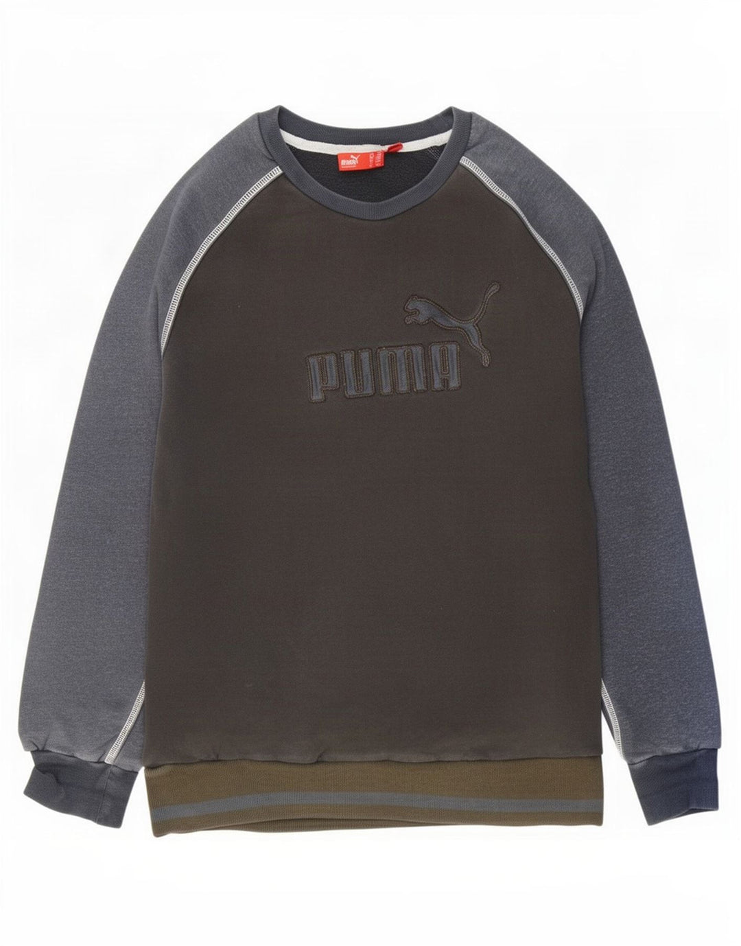 Ανδρικό γραφικό φούτερ Puma Jumper Medium Navy Blue Colourblock