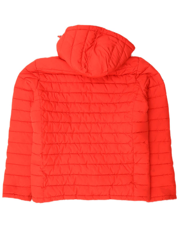 Superdry Ανδρικό μπουφάν με κουκούλα UK 40 Large Red Polyester