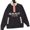 Ανδρικό γραφικό φούτερ με φερμουάρ Gant Jumper Small Navy Blue Colourblock