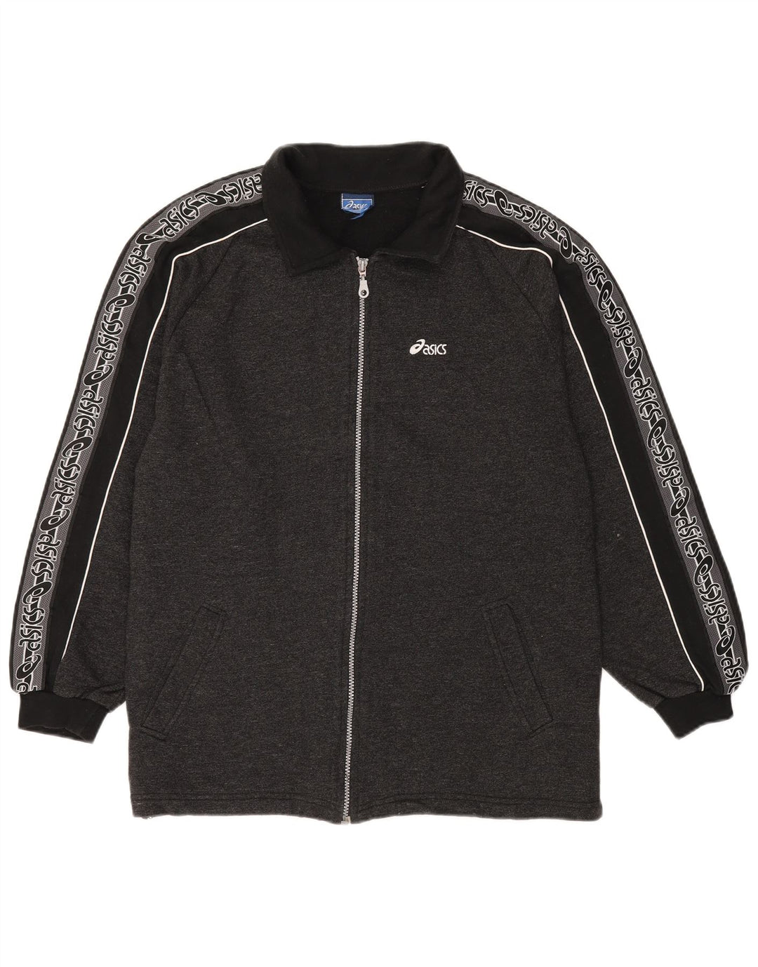 Ανδρική αθλητική φόρμα γραφικών ASICS Top Jacket XL Grey