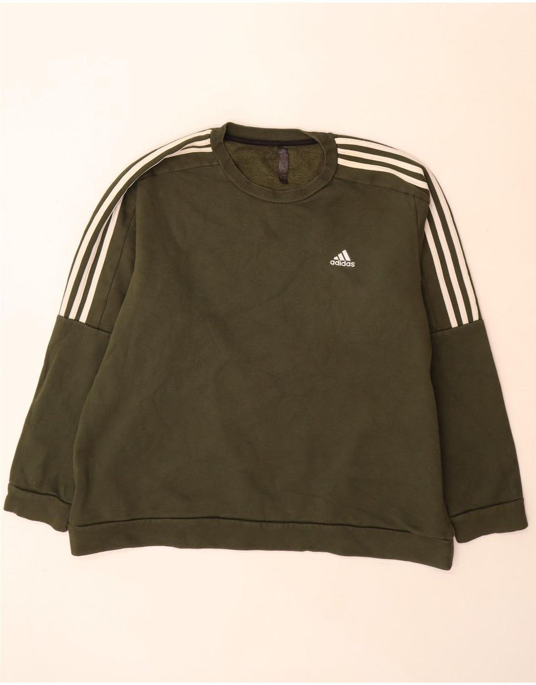 Ανδρικό φούτερ Adidas Jumper 2XL Χακί βαμβακερό