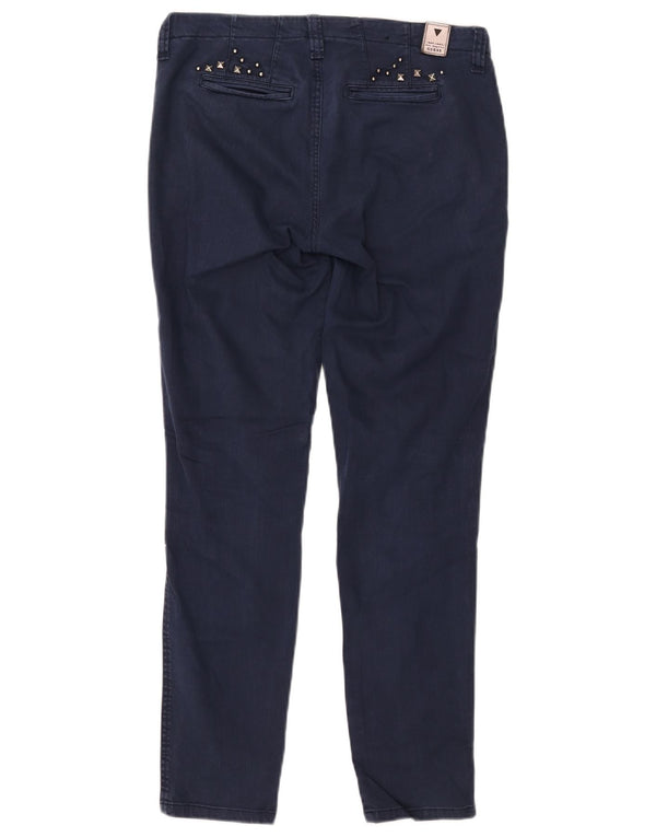 GUESS Γυναικείο Slim Jeans W27 L28 Navy Blue Cotton