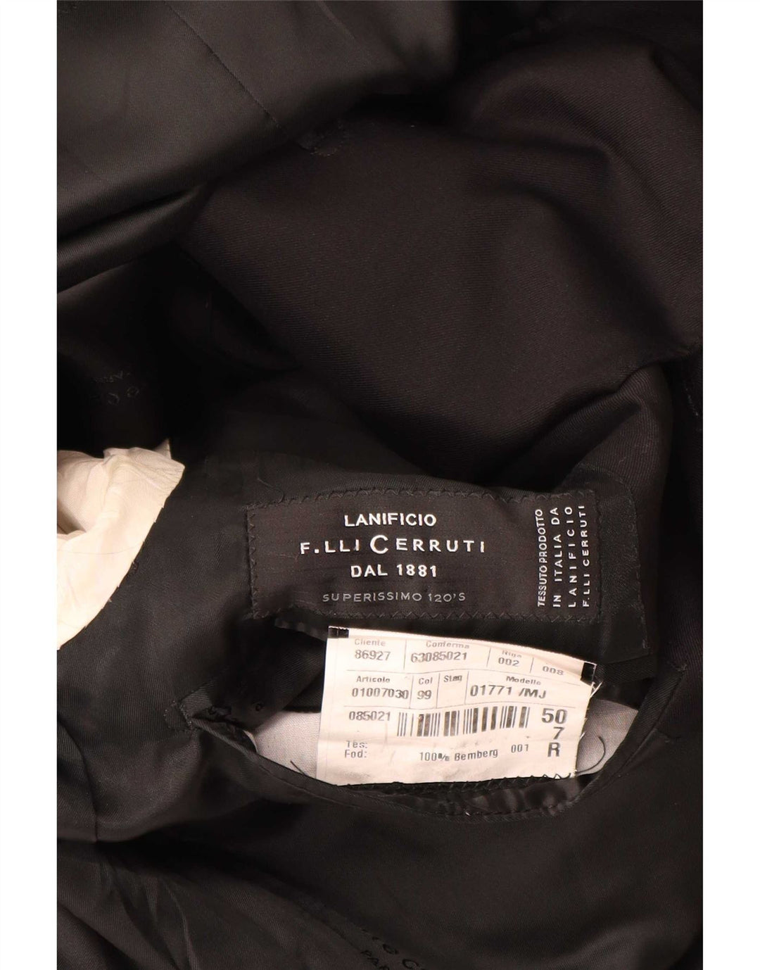 Cerruti 1881 Ανδρικό τζάκετ με 3 κουμπιά Blazer IT 50 Large Μαύρο