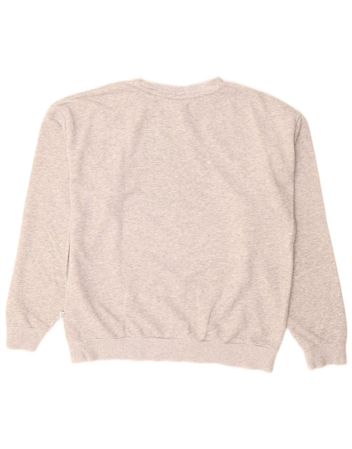 Γυναικείο γραφικό φούτερ Puma Jumper UK 12 Βαμβακερό μεσαίο γκρι