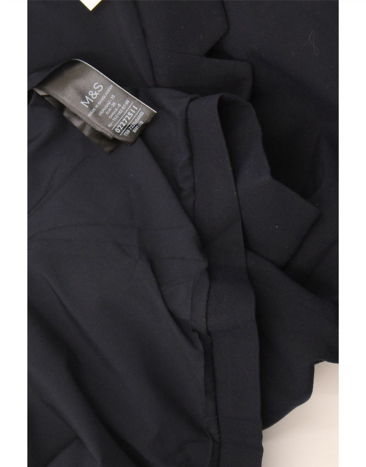 Marks & Spencer Γυναικείο Μπουφάν 1 Κουμπί Blazer UK 10 Small Navy Blue