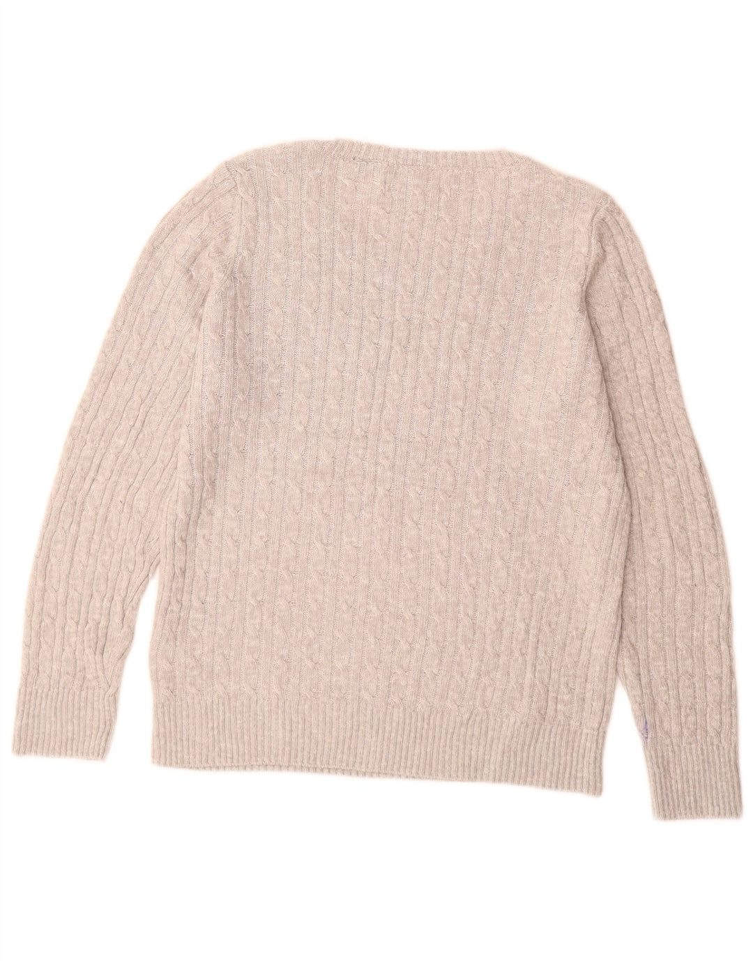 SUPERDRY Γυναικείο πουλόβερ με λαιμόκαυστο UK 14 μεγάλο γκρι ακρυλικό