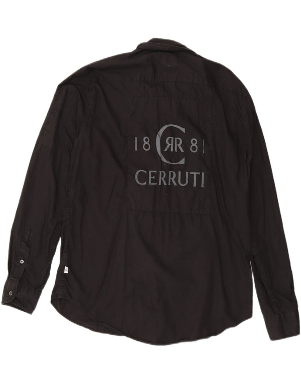 Ανδρικό γραφικό πουκάμισο CERRUTI 1881 XL Μαύρο