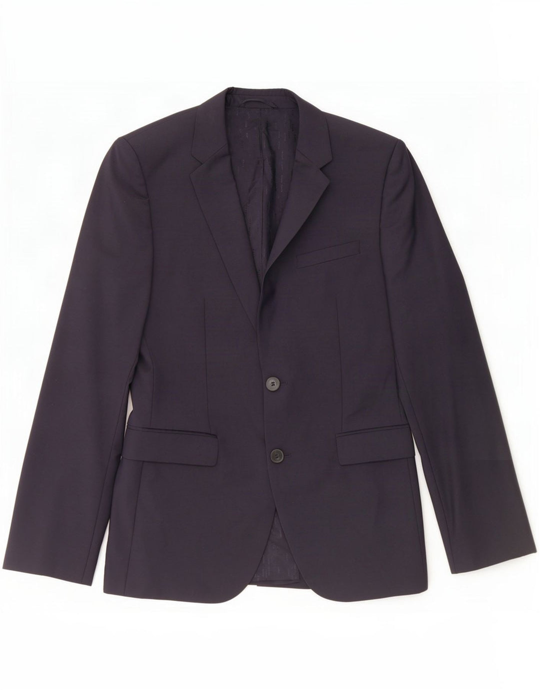 Hugo Boss Ανδρικό σακάκι 2 κουμπιών US 36 Μικρό Navy Blue παρθένο μαλλί