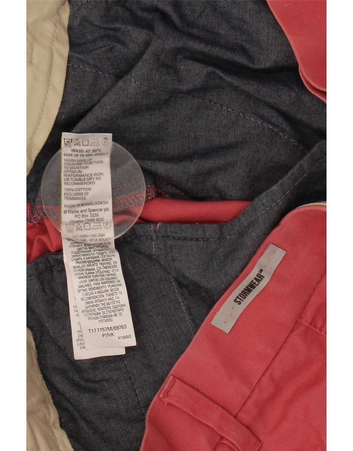Ανδρικό σορτς Chino Marks & Spencer W36 μεγάλο ροζ βαμβακερό