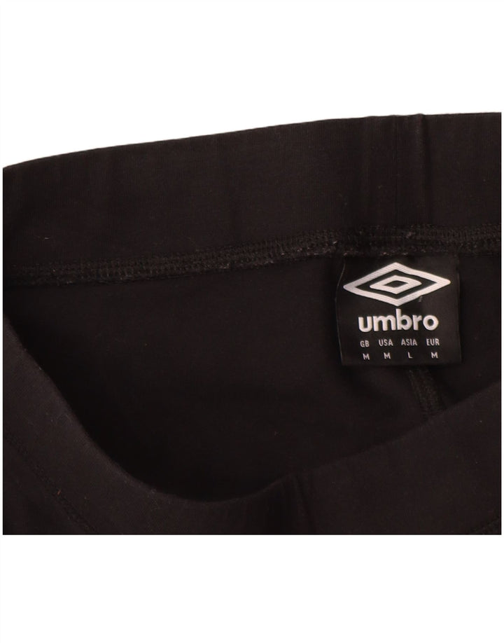 Γυναικεία γραφικά κολάν Umbro UK 12 μεσαίο μαύρο βαμβακερό