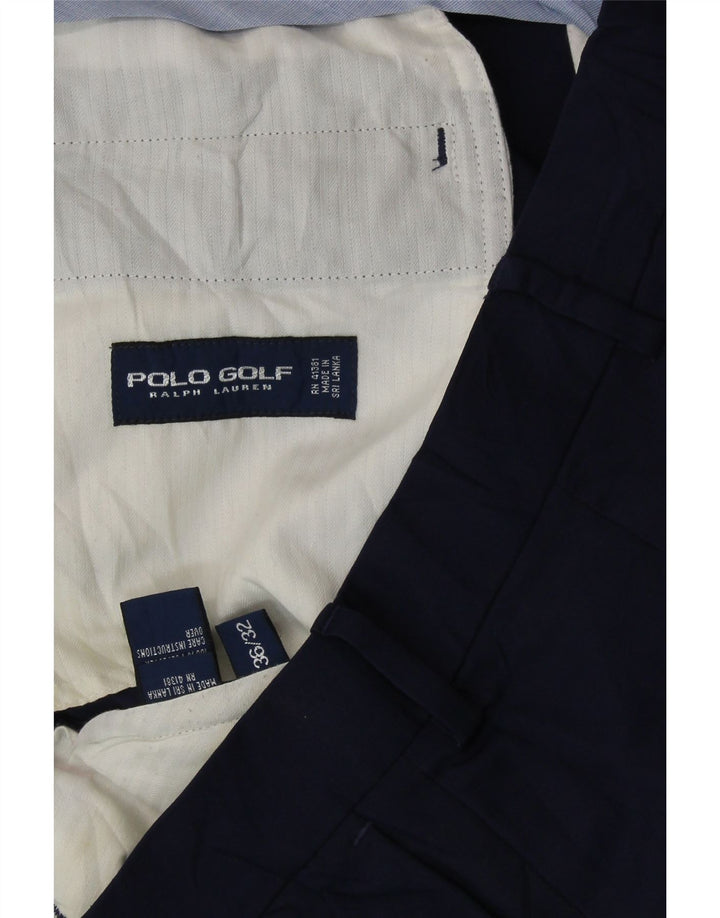 Polo Ralph Lauren Ανδρικό παντελόνι με καρφίτσα W36 L29 Navy Blue Polyester