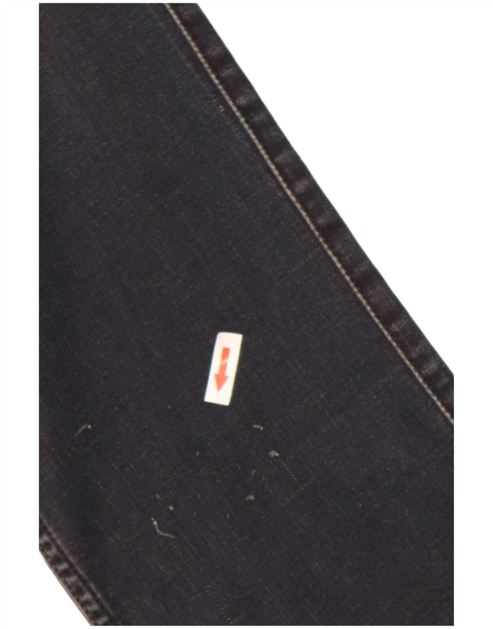 Lee Mens Marion Straight Jeans W33 L33 Navy Blue Cotton