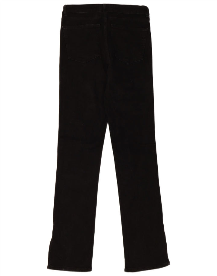 Zara Γυναικείο Straight Jeans EU 40 Medium W30 L32 Μαύρο βαμβακερό