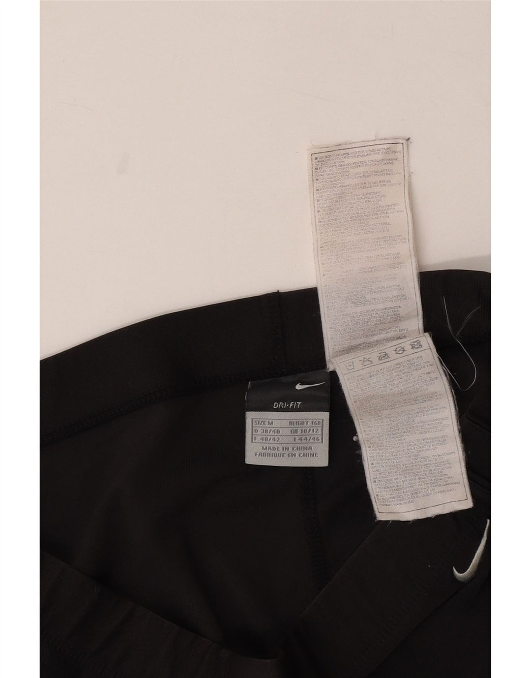 Γυναικεία NIKE Dri Fit Capri φόρμα παντελόνι UK 10/12 Μεσαίο μαύρο