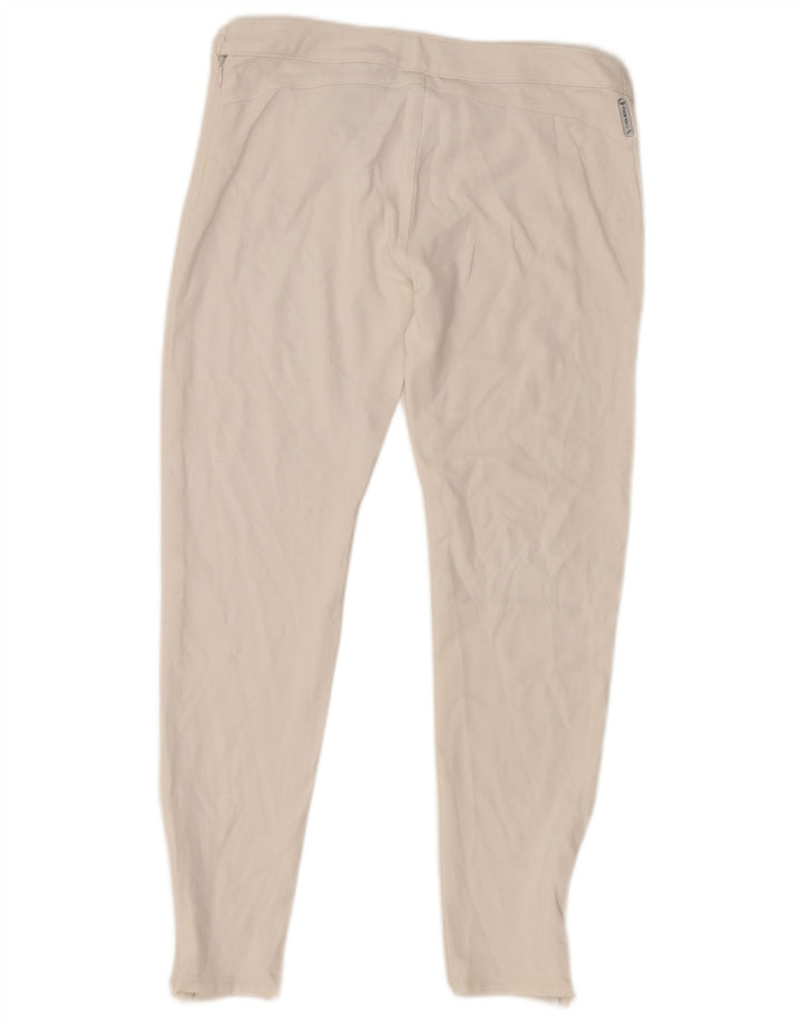 Armani Γυναικείο Slim Casual Παντελόνι Medium W30 L26 Λευκή βισκόζη