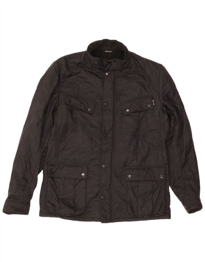 Ανδρικό καπιτονέ μπουφάν Barbour UK 42 XL Μαύρο Πολυαμίδιο