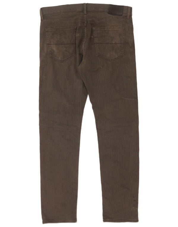 Marks & Spencer Ανδρικό Slim Jeans W34 L33 Γκρι βαμβακερό